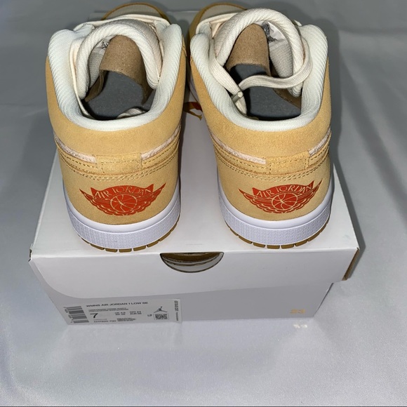 Nike Air Jordan 1 Low Women’s “Twine” Tan New 7 - Picture 3 of 5